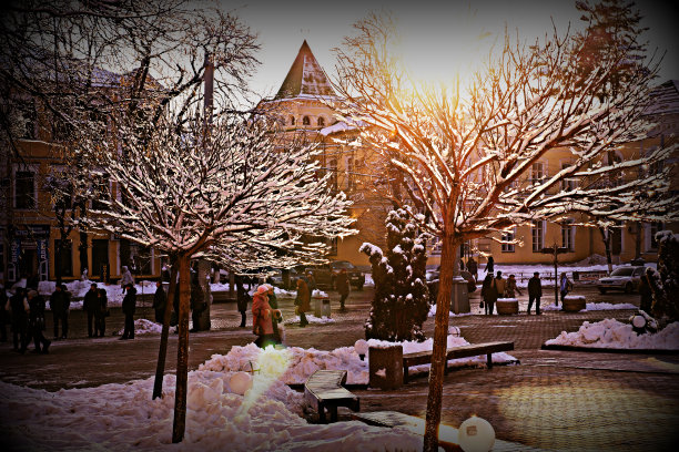 正月街景