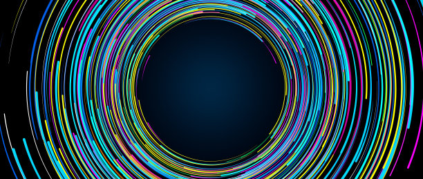 炫彩动感光线背景图