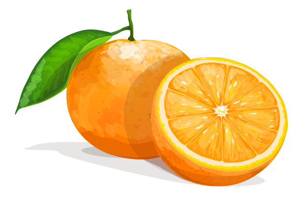 红橙水果图片黄果