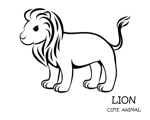 卡通小老虎logo设计