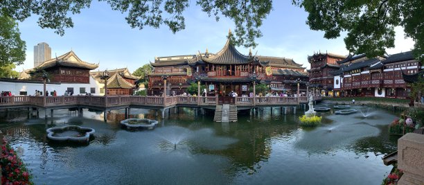 上海豫园建筑景观