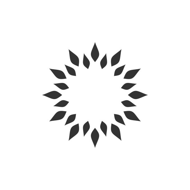 圆形古典花纹图案