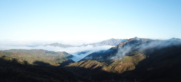 安静,云景,山脊