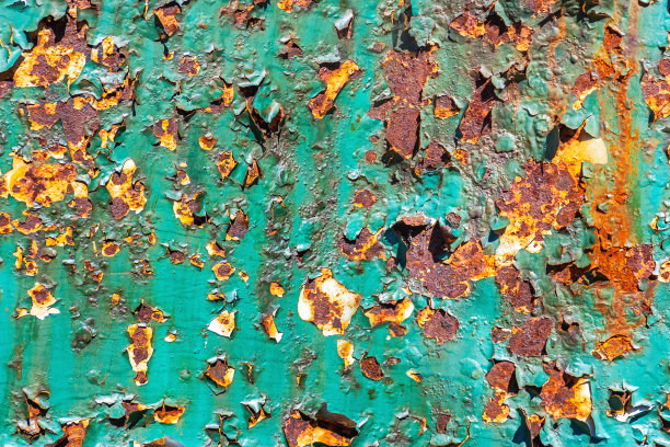 斑驳锈迹金属表面纹理