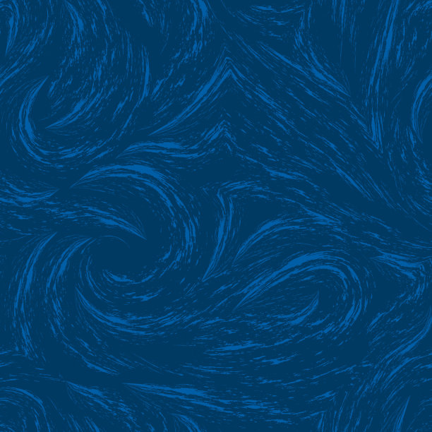 蓝色旋涡波浪纹理
