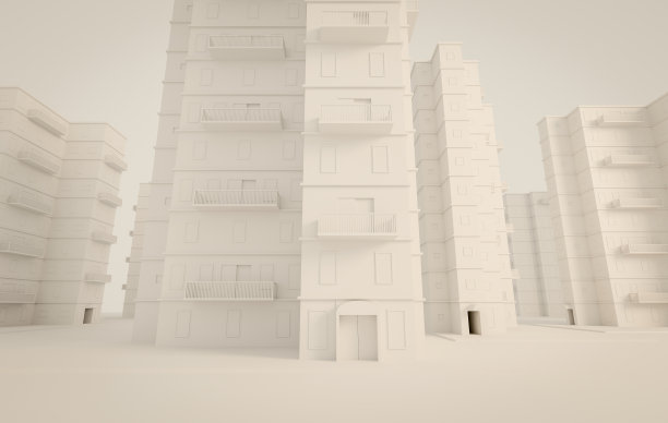 楼盘建筑外观模型