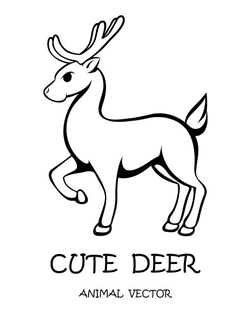 可爱鹿logo
