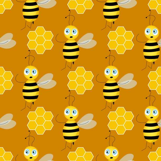 小蜜蜂卡通设计