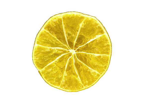 青柠檬高清白底图片