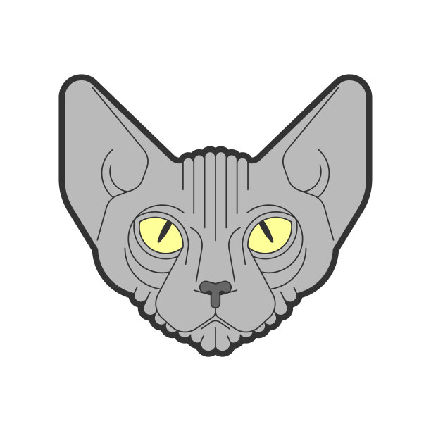 猫咪头像logo