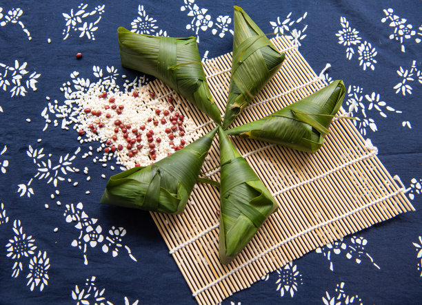 绿色传统美食粽子包装