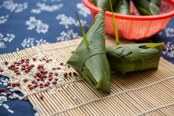 绿色传统美食粽子包装