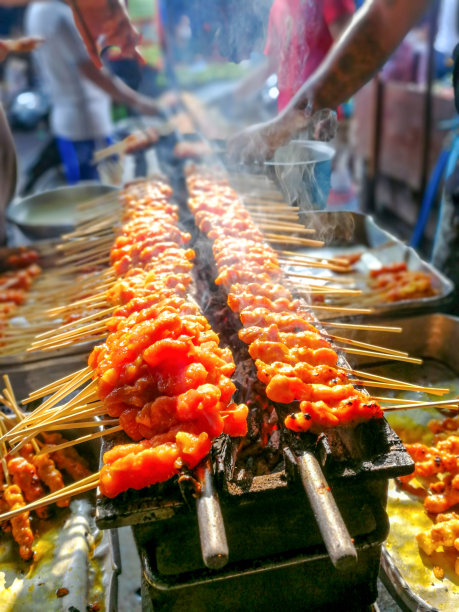 竖版餐饮美食烧烤