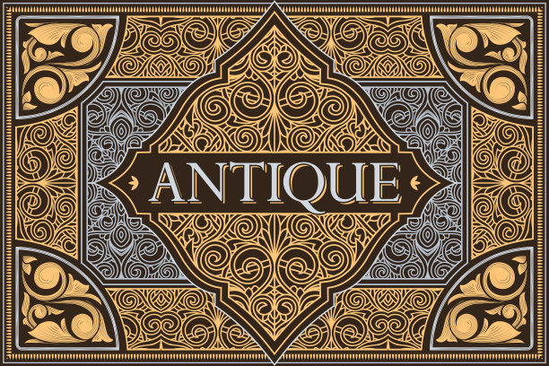 精美圆形花纹图案素材