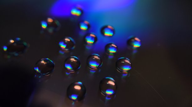 圆形彩色折光纹