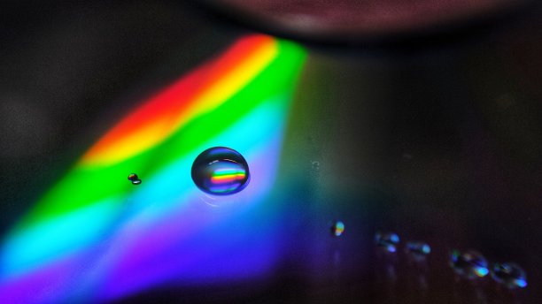 圆形彩色折光纹