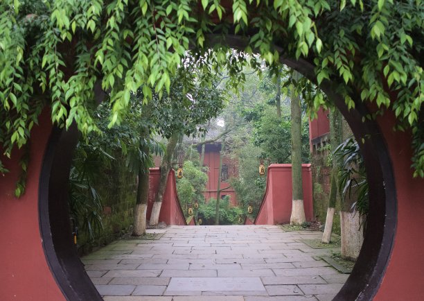 四川乐山大佛景区