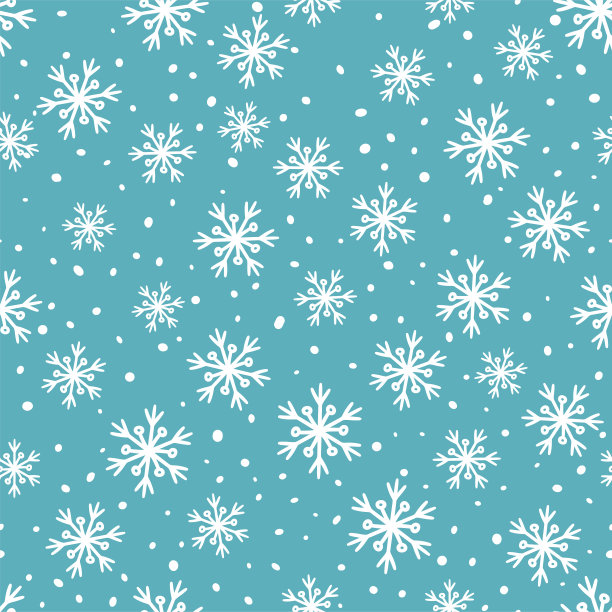圣诞矢量雪花