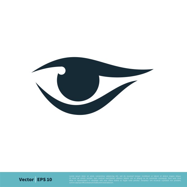 抽象眼logo