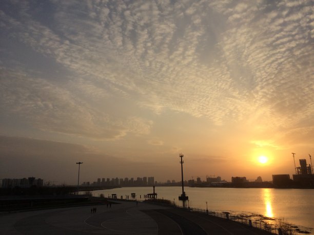 上海外滩日落风光