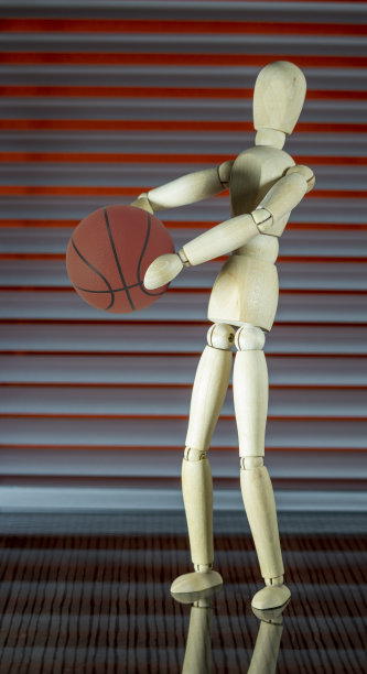 篮球运动雕塑