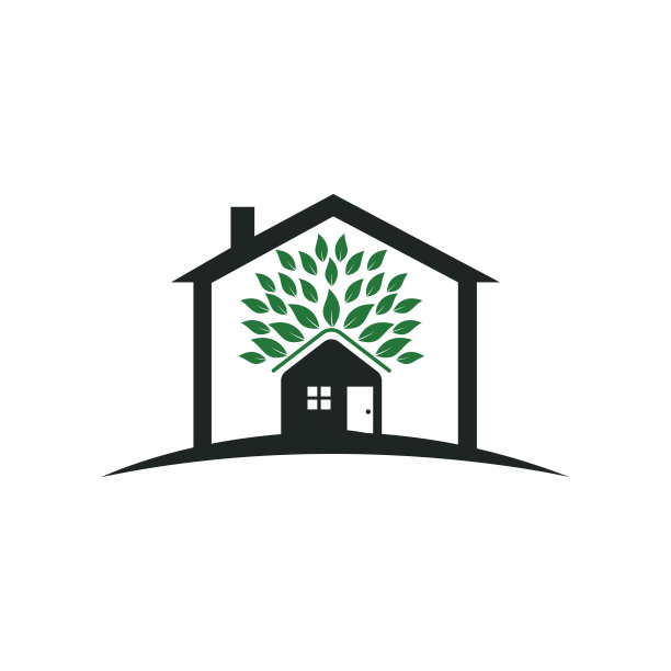 绿树房子logo