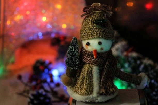 圣诞节雪人玩偶装饰