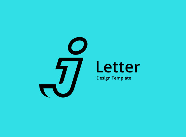 j字母logo标志