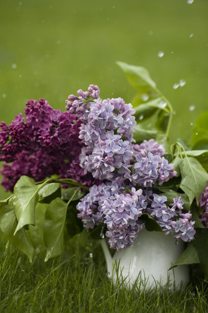紫色婚礼花艺