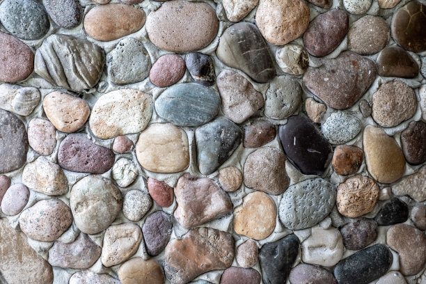 岩石石墙背景
