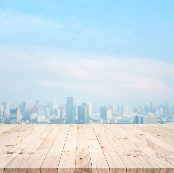 蓝色企业文化墙