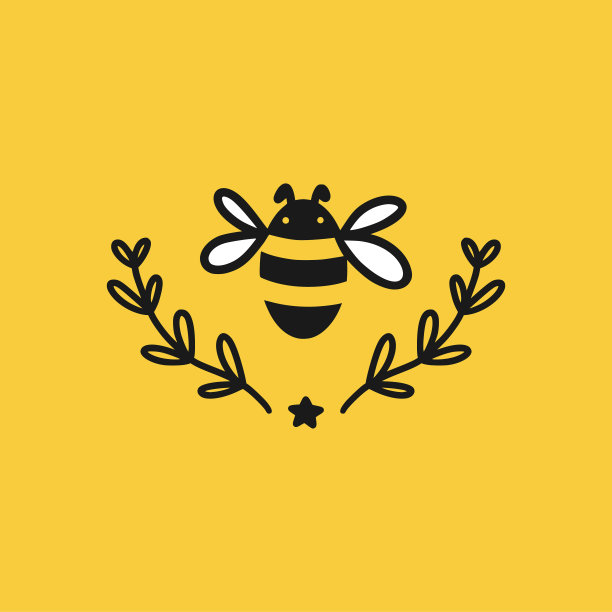 蜜蜂图形logo设计