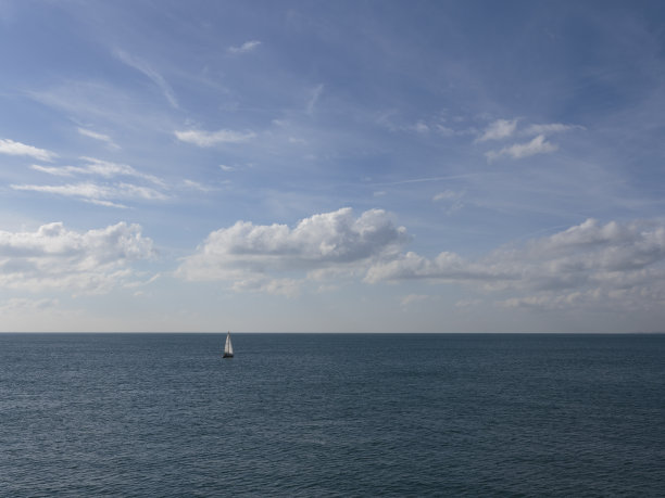 海阔天空一望无际海面