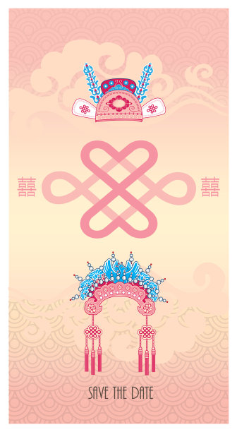 粉色中国风婚礼