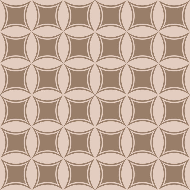 花卉环绕的圆形装饰矢量图案