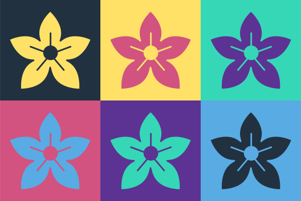 花朵标志鲜花logo