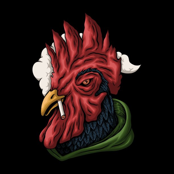 公鸡logo设计