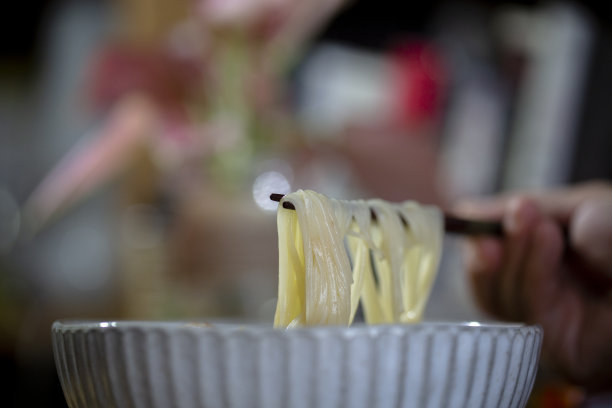 面条,意大利面,筷子