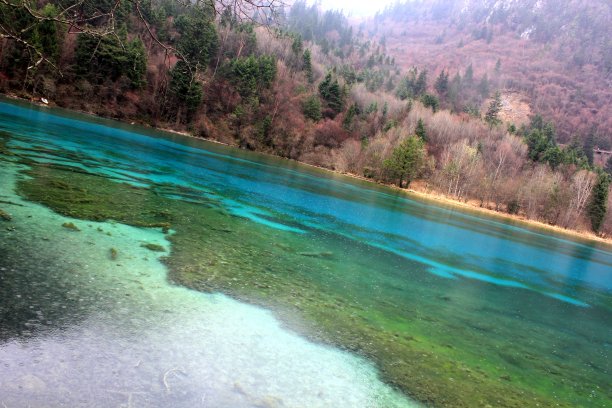 高清九寨沟山水