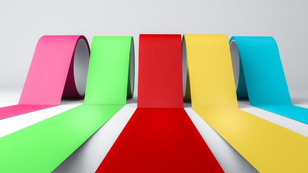 蓝色企业文化墙