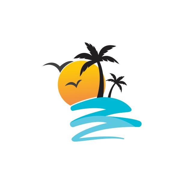 海岛海洋海滨logo