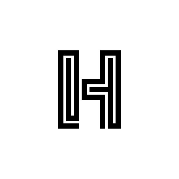 h字母logo