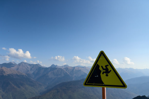 霜降 冬天登山背景