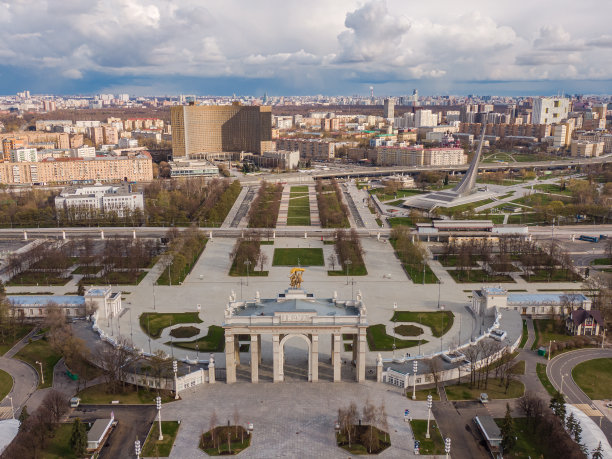 欧洲莫斯科地标建筑