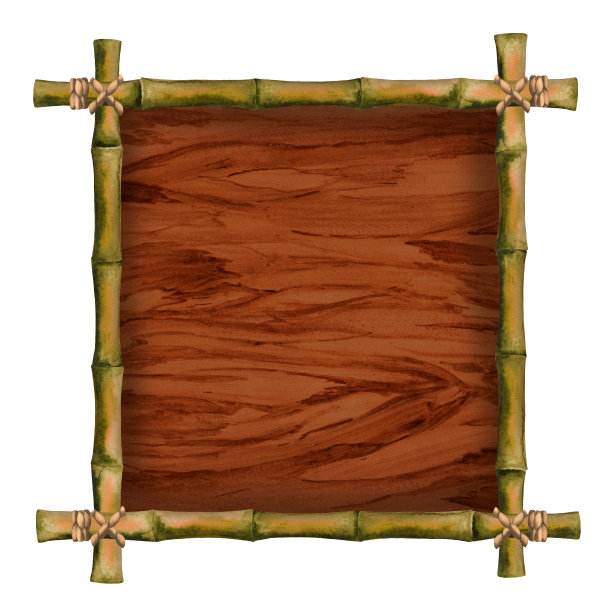 木纹装饰框