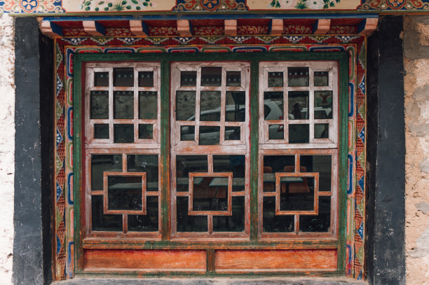 中式古典建筑背景