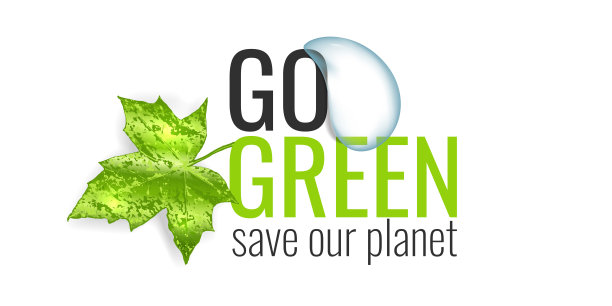 绿色健康环境环保叶子logo