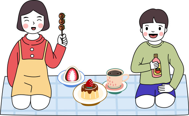 下午茶插画