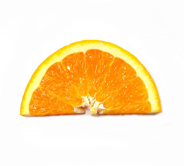 半个橙子实拍
