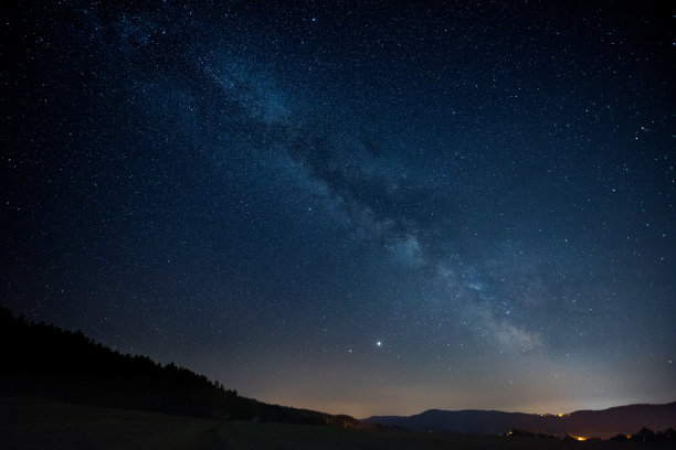 乡村星空银河